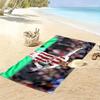 Said El Mala Print Beach Towel, Large Soft Quick Dry Towel for Beach Camping Swimming