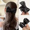 1pcs Women's Fashion Bow Hairpin – Elegant Grab Clip, Hair Accessory for Stylish Updos & Half-Up