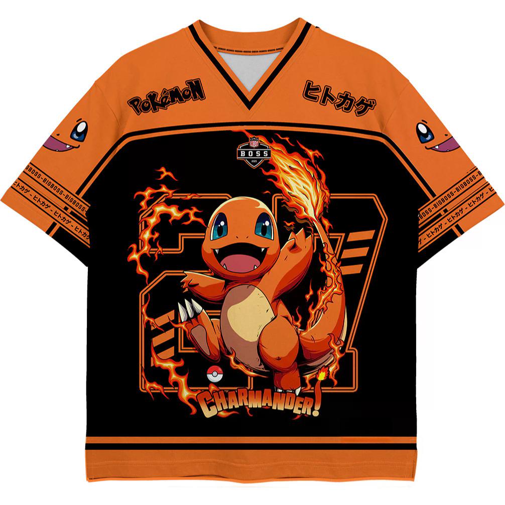 

2026 Summer Charmander Retro T-Shirt Kids Sweatshirt 100