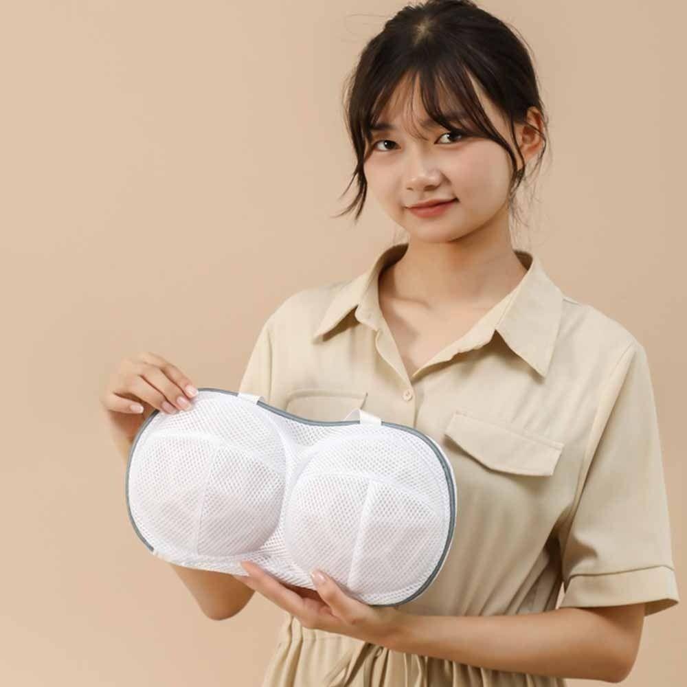 Zippered Closure Underwear Laundry Bag Anti-Deformation Bra Mesh Bag Sports Bra