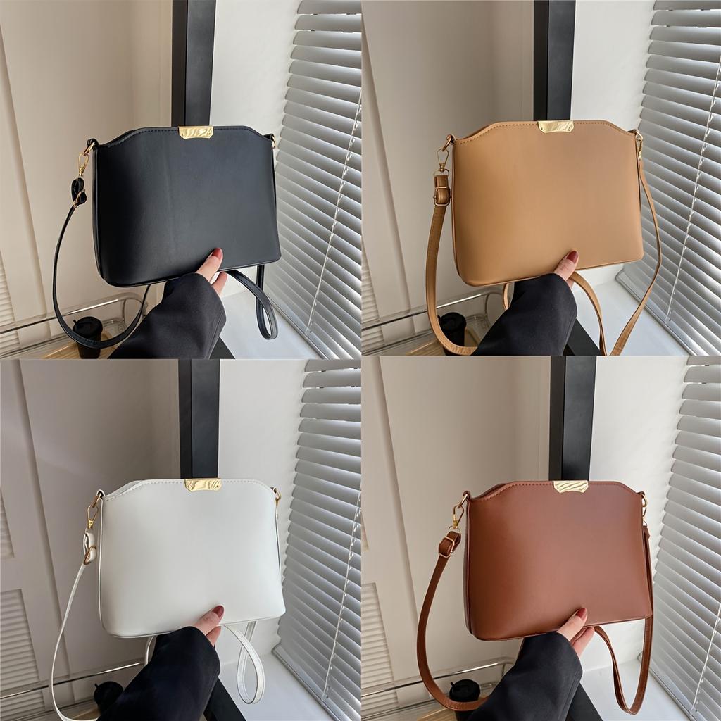 Simple women's shoulder messenger bag shell square bag