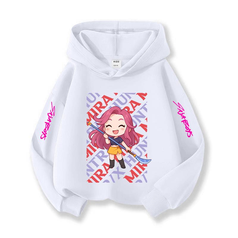 Kpop Halloween Dziecięca Bluza z Kapturem Boże Narodzenie Odzież Codzienna Przytulna Góra Dziewczynki Chłopcy