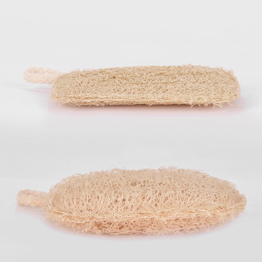 3pcs  Loofah Spa Exfoliating Scrubber Natural Luffa Body Wash Sponge Remove Dead Skin Made Soap Dishwashing