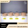 Cheng Yuan Thickened Waterproof and Oil-Proof Round Kraft Paper Food Container with Lid for Takeout and Salad Packaging