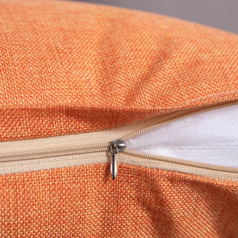 Thick Linen Fabric Throw Pillow Living Room Cushion Sofa Cover Bedside Back Pillow Car Lumbar Pillow Cover Office Use Back Cover