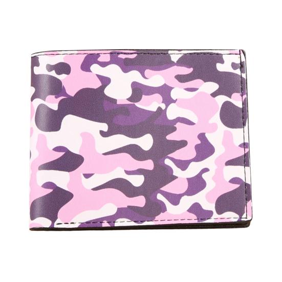 Men Camouflage Wallet Slim Card Wallet with ID Card Window Short Bifold Wallet with Multiple Card Slots And Cash Pocket Gift for Husband Dad