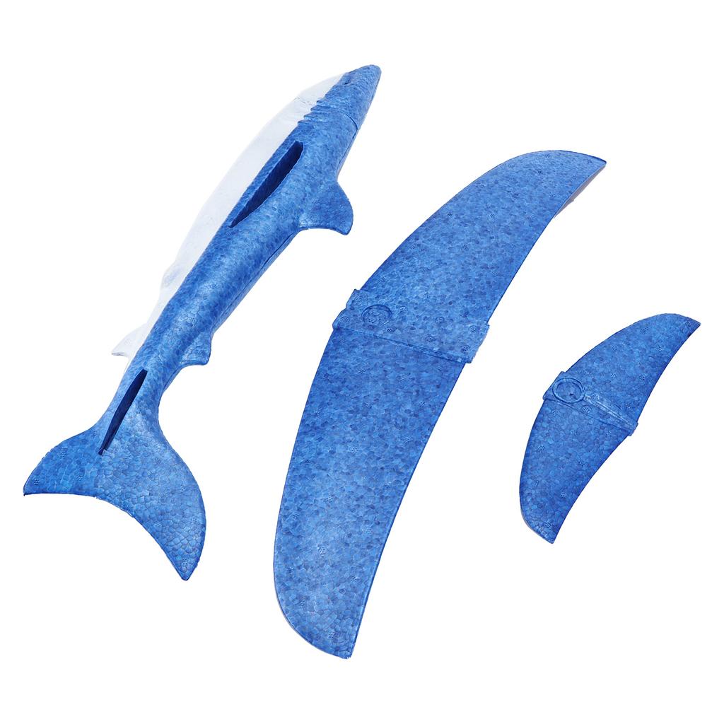 Toy Airplanes Unassembled Soft EPP Foam Streamlined Design Blue Airplanes Model for Children