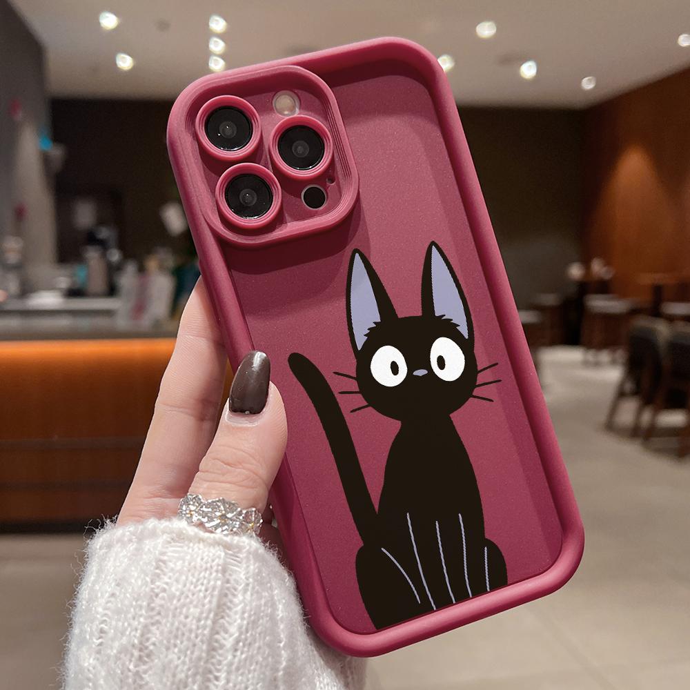 Anime Kikis Cat Phone Case for Xiaomi Redmi Note 14 13 12 12S 11 11S 10 9 Pro Plus A5 A3 14C 13C 12C 10C 9C 4G 5G Soft Cover