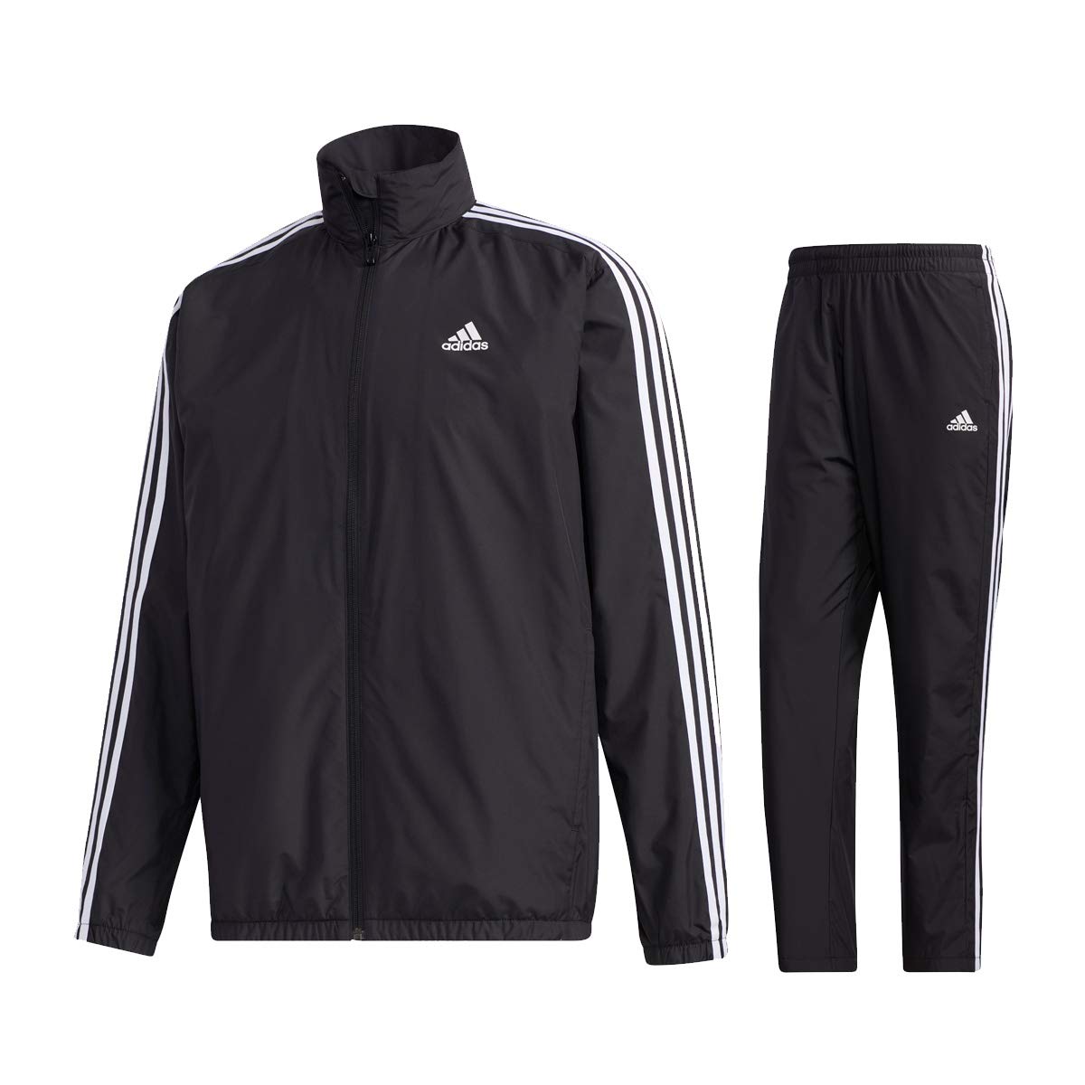 

Adidas Windbreaker Set and Tricot JL IXG12 BLK Men s (Top Bottom), Lining, Size,