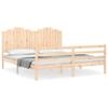 VidaXL Bed Frames with Headboard Super King Solid Wood 3194196