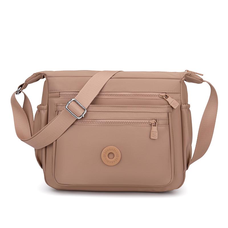 Commuter Shoulder Bag Women's Crossbody Bag Lightweight Water-Repellent Nylon Bag