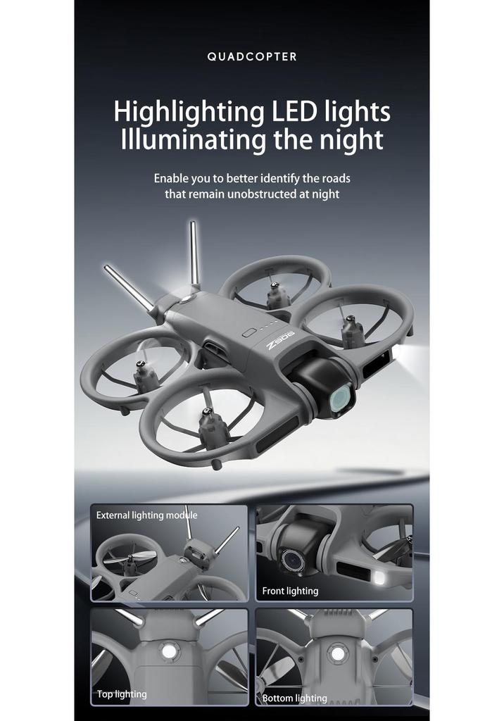 Z906 Drone with 4.3-inch Screen Controller, Strong Magnetic Anti-Collision, Optical Flow, HD Aerial Photography and Remote Control.