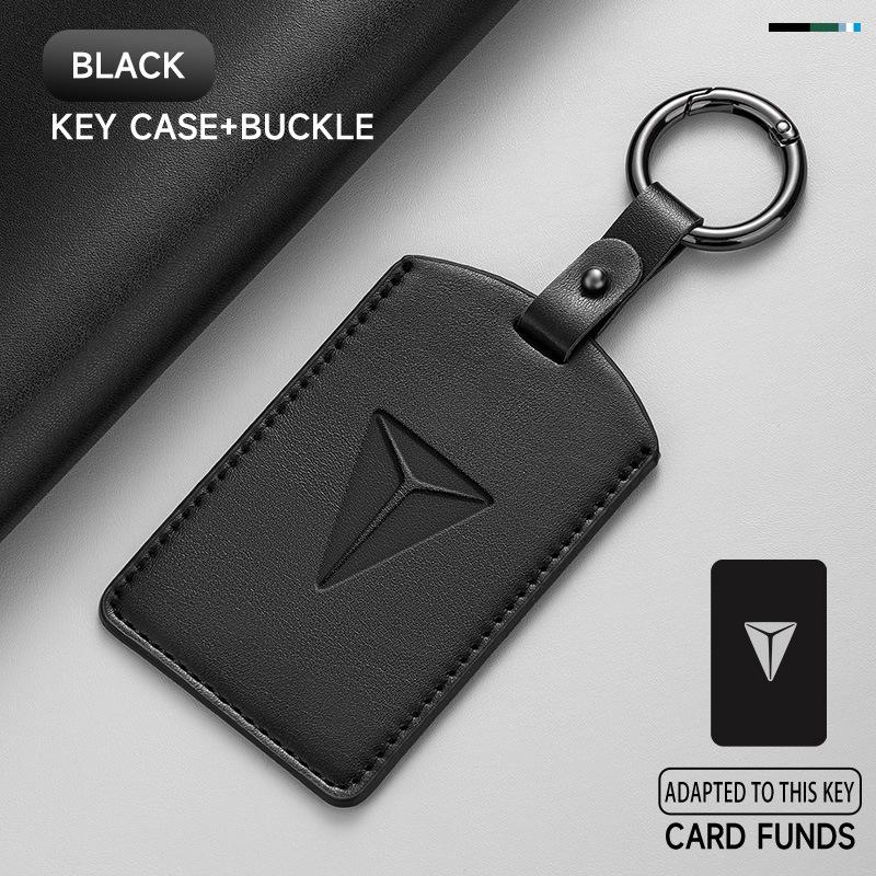 For Changan Deepal Sl03 S07 S05 S09 L07 Car Key Case Cover Remote Control Protector Shell Fob Leather Full Protection Key Holder