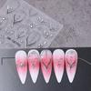 Rhinestone Nail Art Stickers Self-adhesive 5D Embossed Women Manicure Decoration Decals DIY Home Nail Salon Accessories