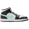 Air Jordan 1 Mid Green Glow Ανδρικά Αθλητικά Παπούτσια Μαύρο Λευκό DQ8426-103
