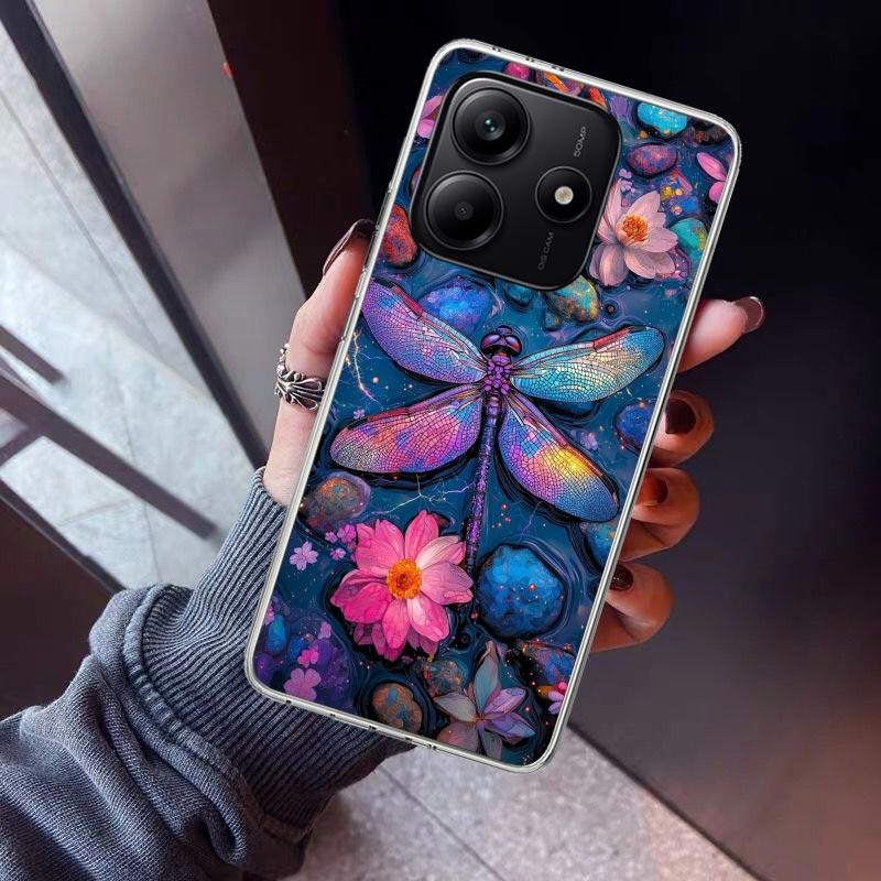 Schöne Libellen-Liebhaber Handyhülle Für Xiaomi Redmi Note 15 14 14S 13 12S 12 Pro Plus 11S 11 10S 10 4G Hülle 11E 11T 5G