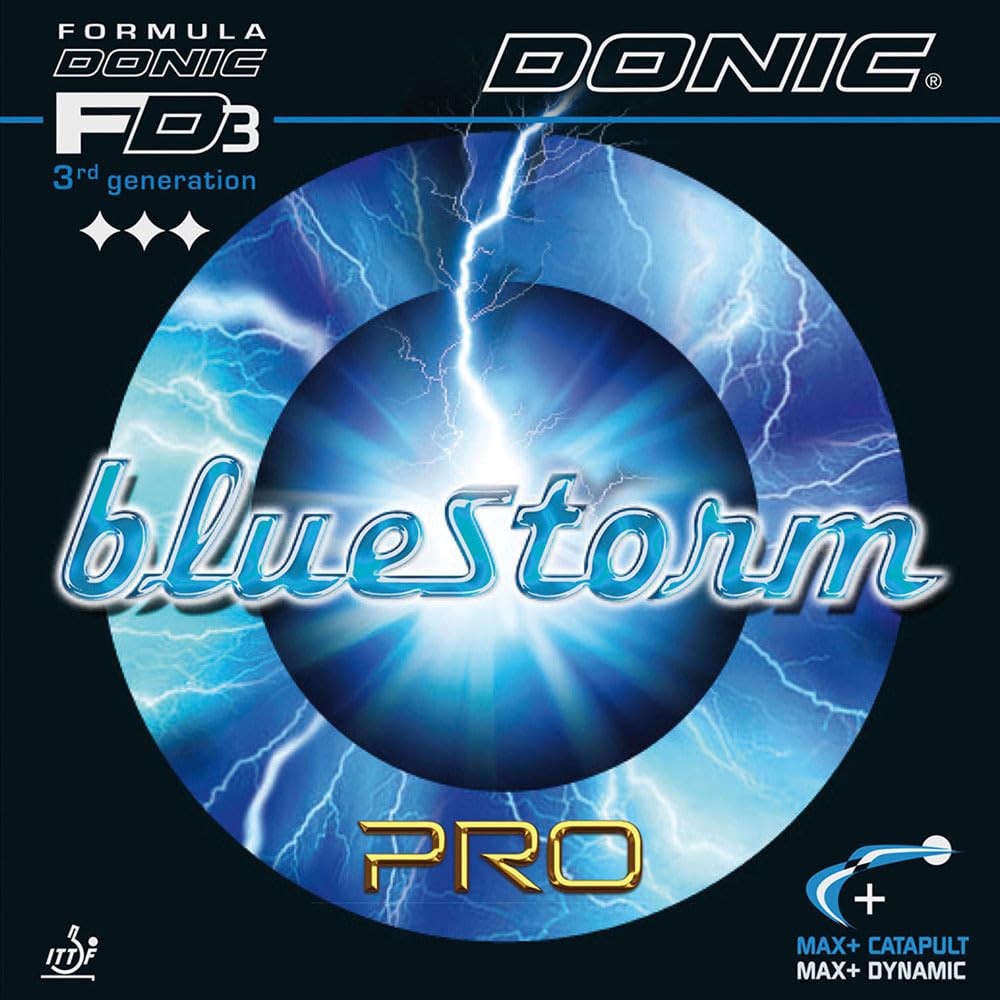 

Мягкая резина для настольного тенниса DONIC, синяя, Storm PRO, черная, макс. AL097ABL