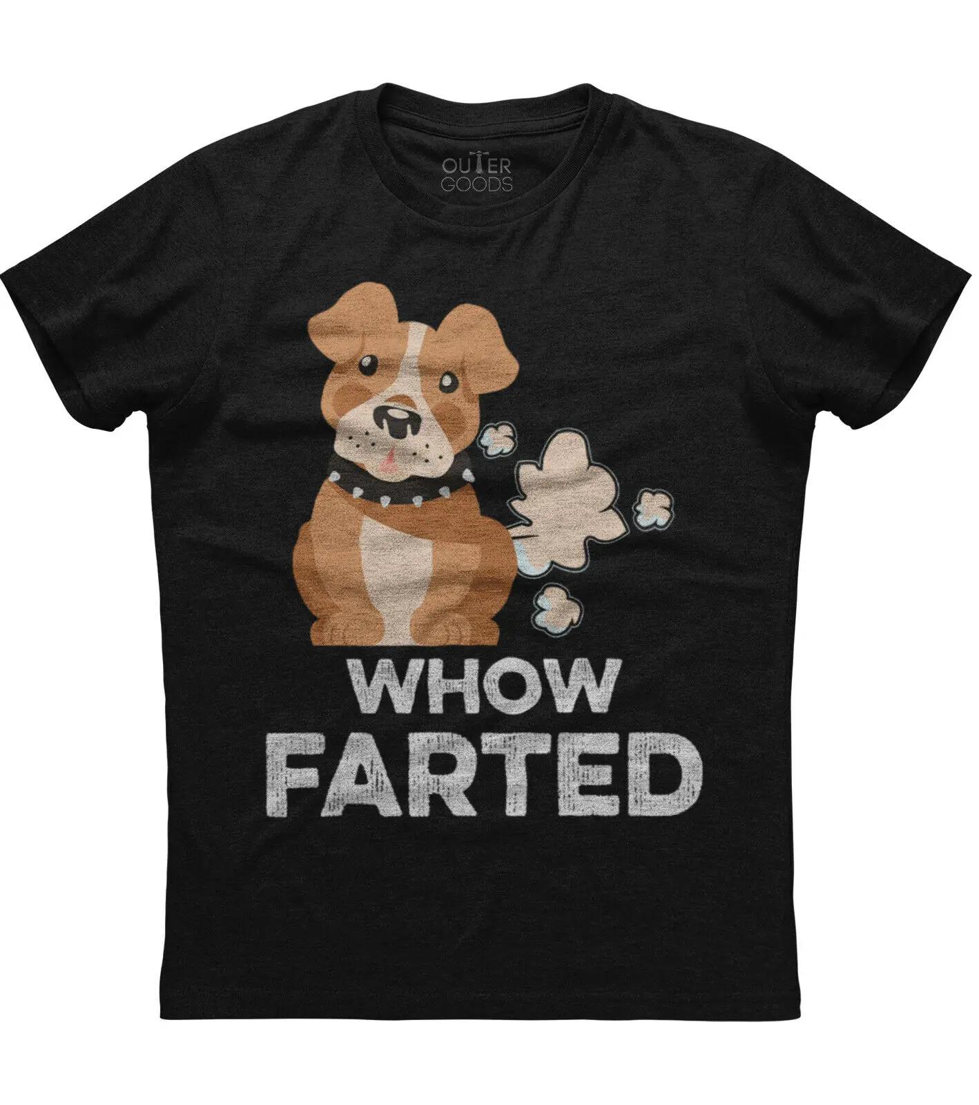 

Who Farted Funny Boston Terrier TShirt Summer Cotton ONeck Short Sleeve Mens T Shirt New S3XL S
