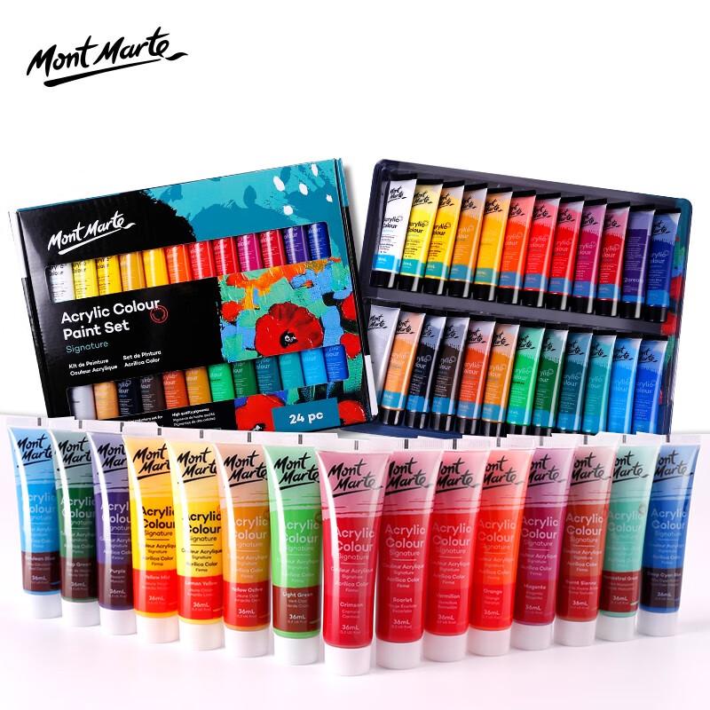 Mont Marte 36ml Acrylic Paint Set with Quartz Sand
