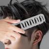 Flauschige Textur Stylingkamm Volumengebender Kamm mit breiten Zinken Haarkämmwerkzeuge Natürliches Locken Dauerwellenwerkzeug Haarschmuck für vollen Pony