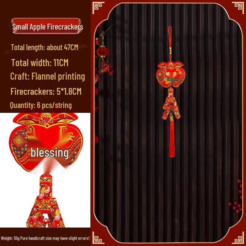 Year of the Snake New Year Trumpet Pendant – Zodiac Home Decoration for Spring Festival