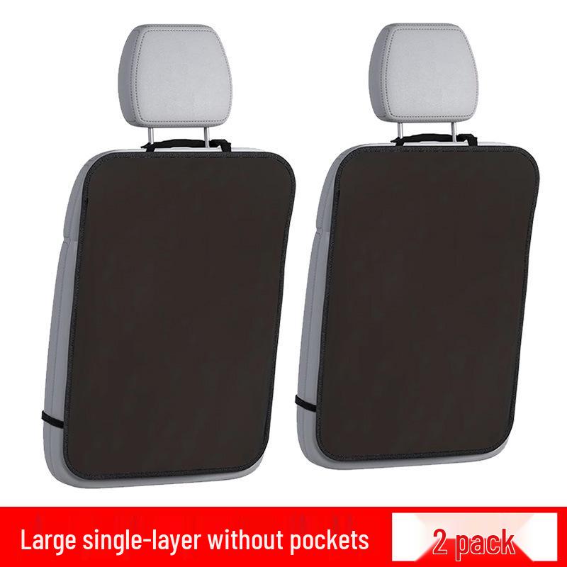 Universal Car Kick Mat with Storage - Rear Seat Protector for Children