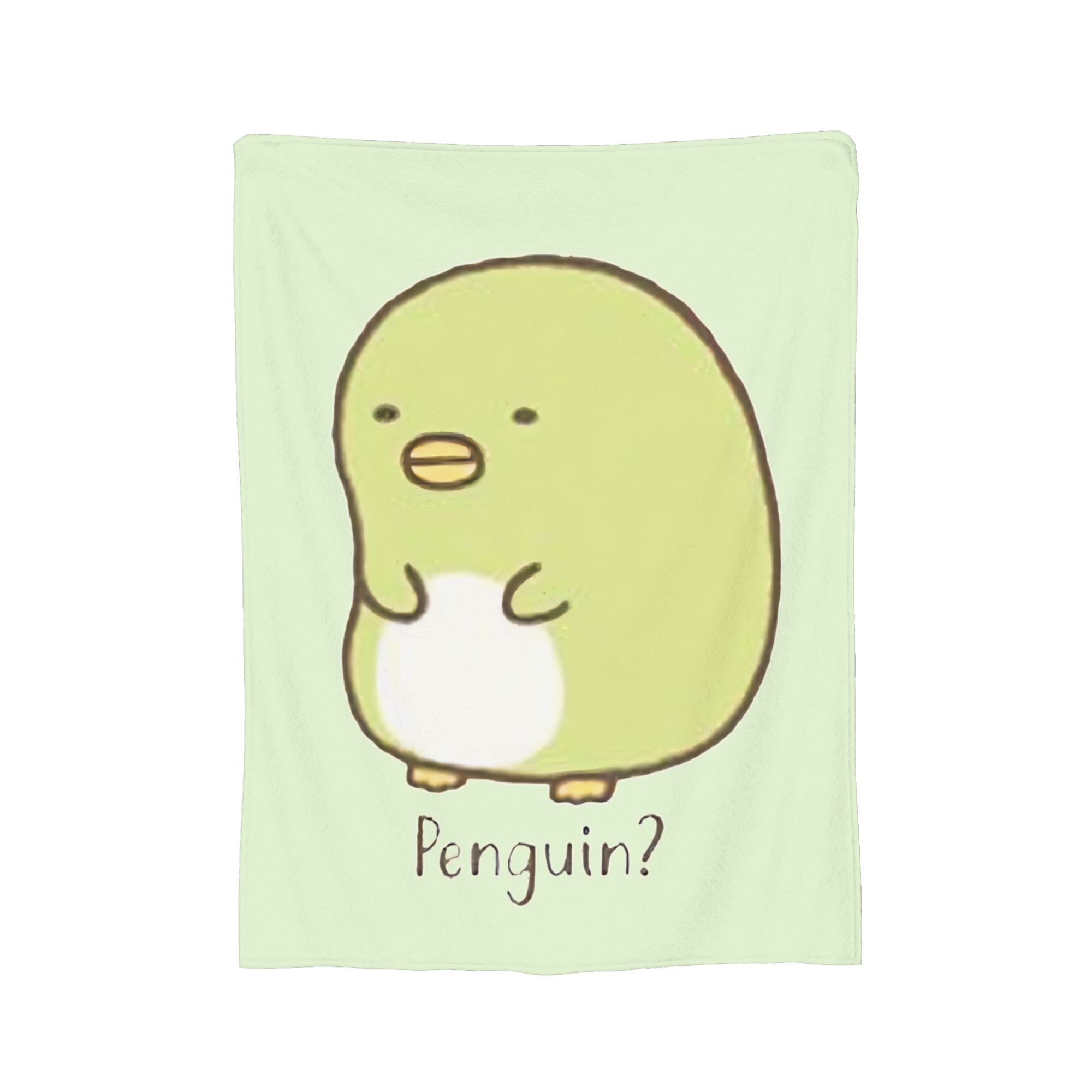 Sumikko Gurashi Penguin Knitted Blanket Flannel  Ultra-Soft Throw Blanket for Airplane Travel Bedspread 30x40in