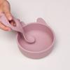 Silicone Bib Bowl Spoon Waterproof Infant Bibs Fashionable Baby Newborn Feeding Eating Supplies Toddle Adjustable Saliva
