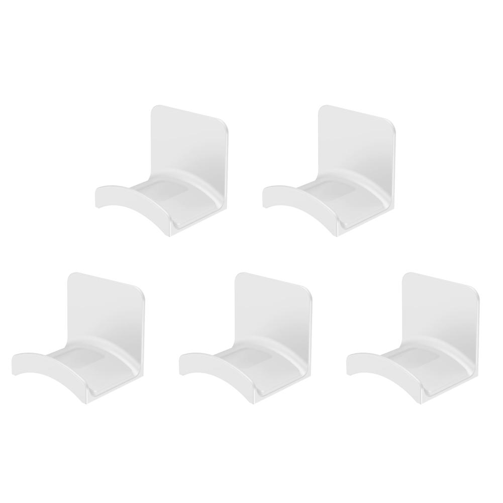 1-20Pcs Universal Headphone Stand Adhensive Plastic Wall Mount Hanger Rack Under Desk Headset Holder Gaming Earphone Bracket