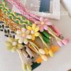 Detachable Flowers Phone Lanyard Phone Charm Crossbody Lanyard Phone Woven Chain  Women Girls
