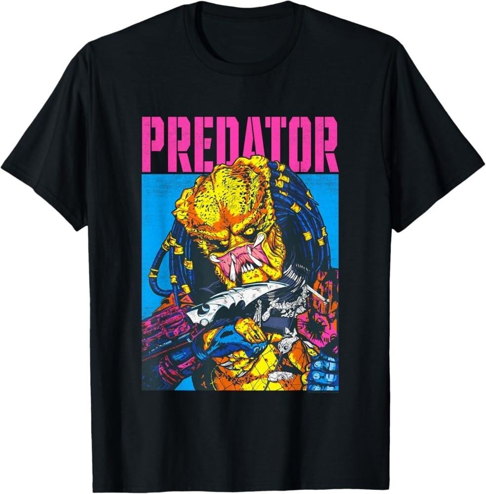 Rare Hot Predator Movie Design Graphic Black S to 5XL Shirt SN615 XL