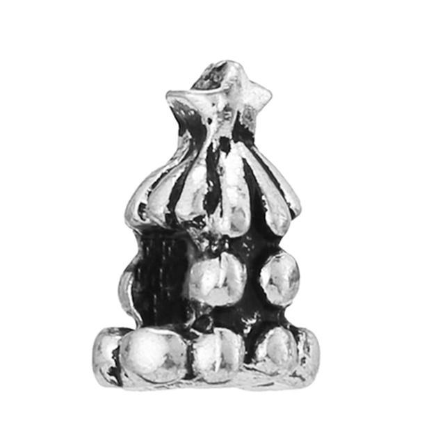 4pcs /Lot Real Sterling Silver Color Alloy Infinite Love Charm Star Beads Fit Original Diy Brand Bracelet For Women Jewelry Gift