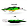 10pcs Artificial Hard Fishing Lures with 3D Eyes and Steel Ball, Floating Minnow Bait 10.5g