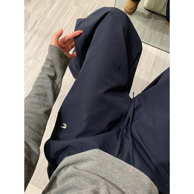 Marineblaue Arbeitshose für Damen Cool Frech Softshell Charge Hose Winddicht Wasserdicht Outdoor Bergsteigen Sportliche Freizeit Hose