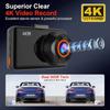 UHD 4K Dash Cam WiFi GPS Mini Car DVR Front and Rear Camera Video Drive Recorder Auto Night Vision WDR 24H Parking Black Box