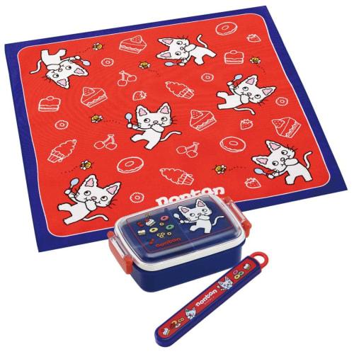 Skater Children's Lunch Cloth, 43x43cm, Made in Japan, Nontan (KB4-A)