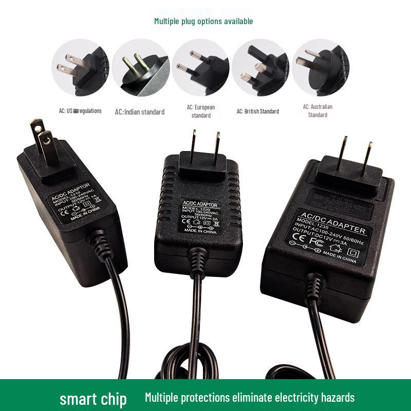 Tira de Luces LED y Adaptador de Corriente para Router 12V/2A