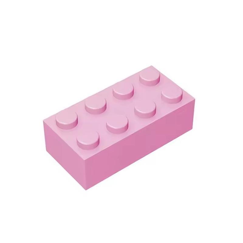 

50pcs 3001 ladrillo 2x4 colecciones de ladrillos juguetes GBC modulares a granel para juego técnico MOC regalos compatibles vent 50pcs розовый