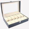 Nieuwe Horlogedoos van Imitatieleer Displaycase Organizer 12 Vakken Sieradendoos