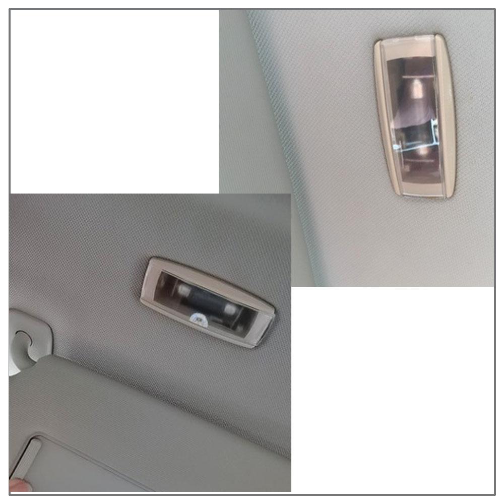 Car Interior Reading Light Dome Lamp Sun Visor Make Up Light Gray/Black/Beige for Golf 6 CC Replacement Parts