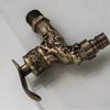Vintage Inspires Wall Mount Faucet Handcrafted Water Tap Hand Polishes Faucet Upgrades for Indoor Outdoor Water Control