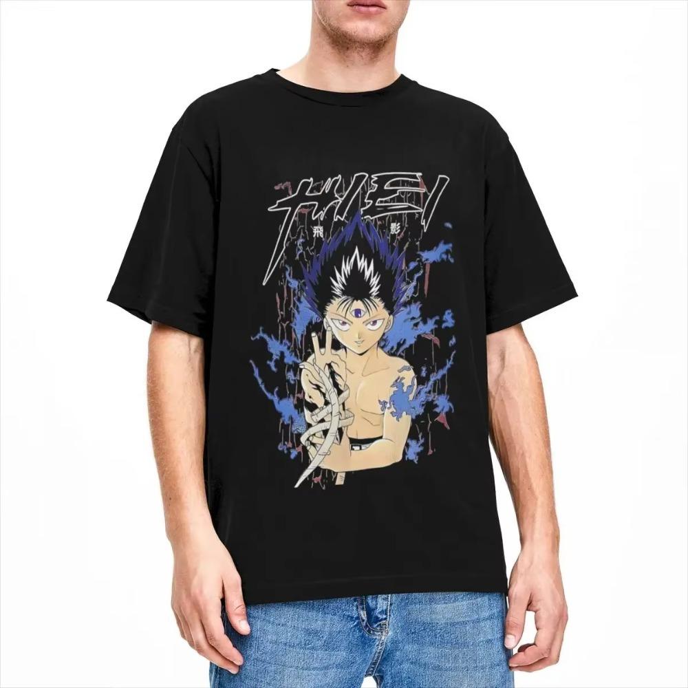 Herren Damen Yu Yu Hakusho Hiei Hemd Bekleidung Fantastisches T-Shirt Oberteil T-Shirt Kleidung Original