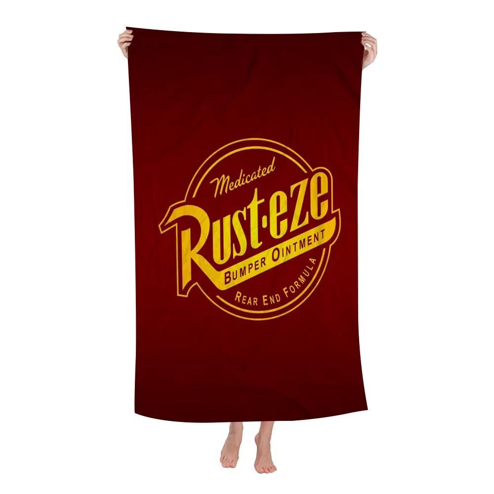 Cars Flash McQueen R-Red 95 Microfiber Beach Towel Absorbent Quick Dry Soft Yoga Swimming Resort Mountain Climbing Towel
