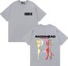 Trendige Grafik Radiohead The Bends Beidseitiger Druck Kurzarm T-Shirt Herren Damen Gothic T-Shirt Oversized Baumwolle Lässige T-Shirts