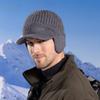 Knitted Baseball Cap For Men Warmth Windproof Winter With Ear Protection For Casual Outdoor Use