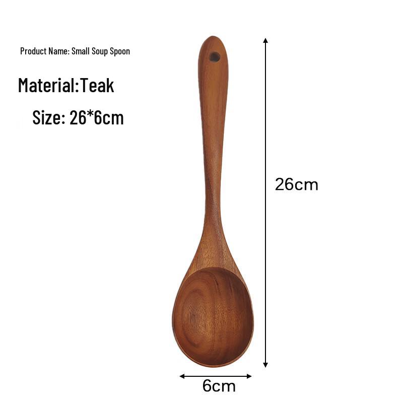 Wutuo Small-Leaf Acacia Wood Kitchen Utensil Set