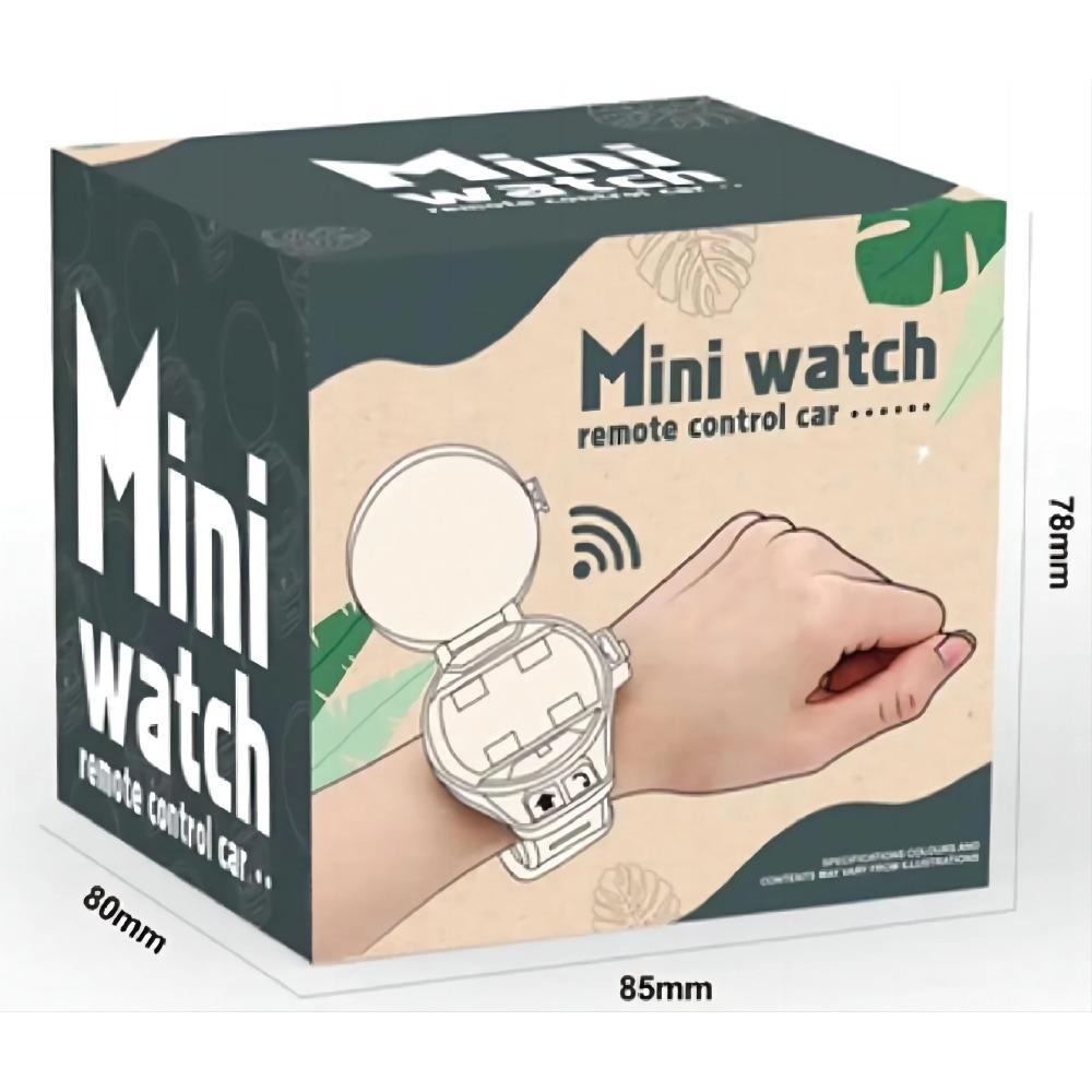 Children's Watch Remote Control Car Electric Alloy Mini Watch Car Parent Child Interaction 2.4G Remote Control Racing Toy Gift
