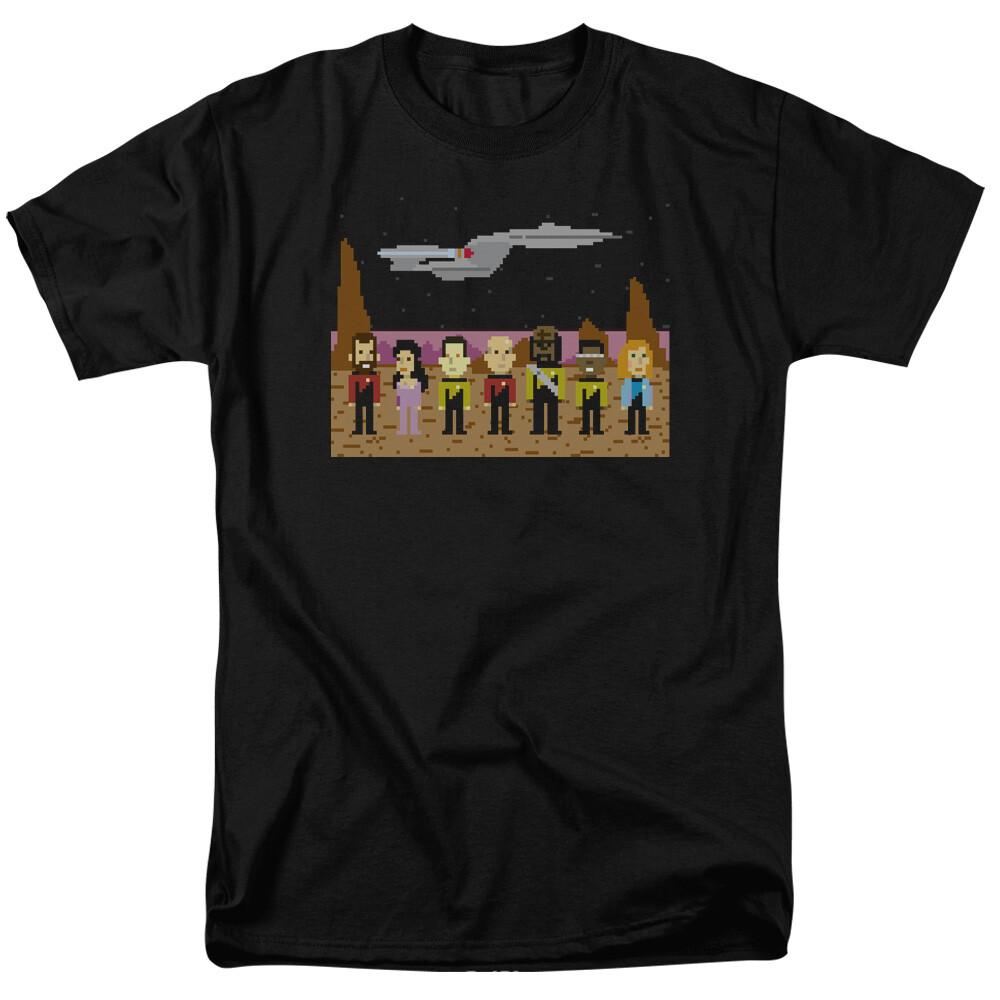 Star Trek TNG Trexel Crew T Shirt Licensed Sci-Fi TV Classic Adult Tee New Black M