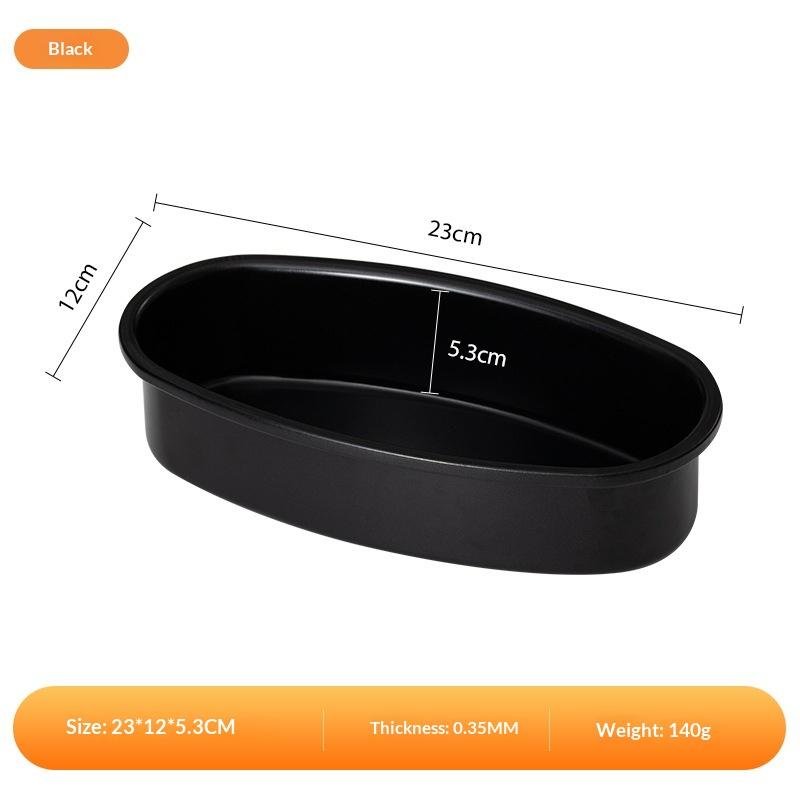1Pcs Deep Cheese cake Mould Tin Metal Baking Accessories Nonstick Bakeware Oval Shape Baking Pan Bread Loaf Mold