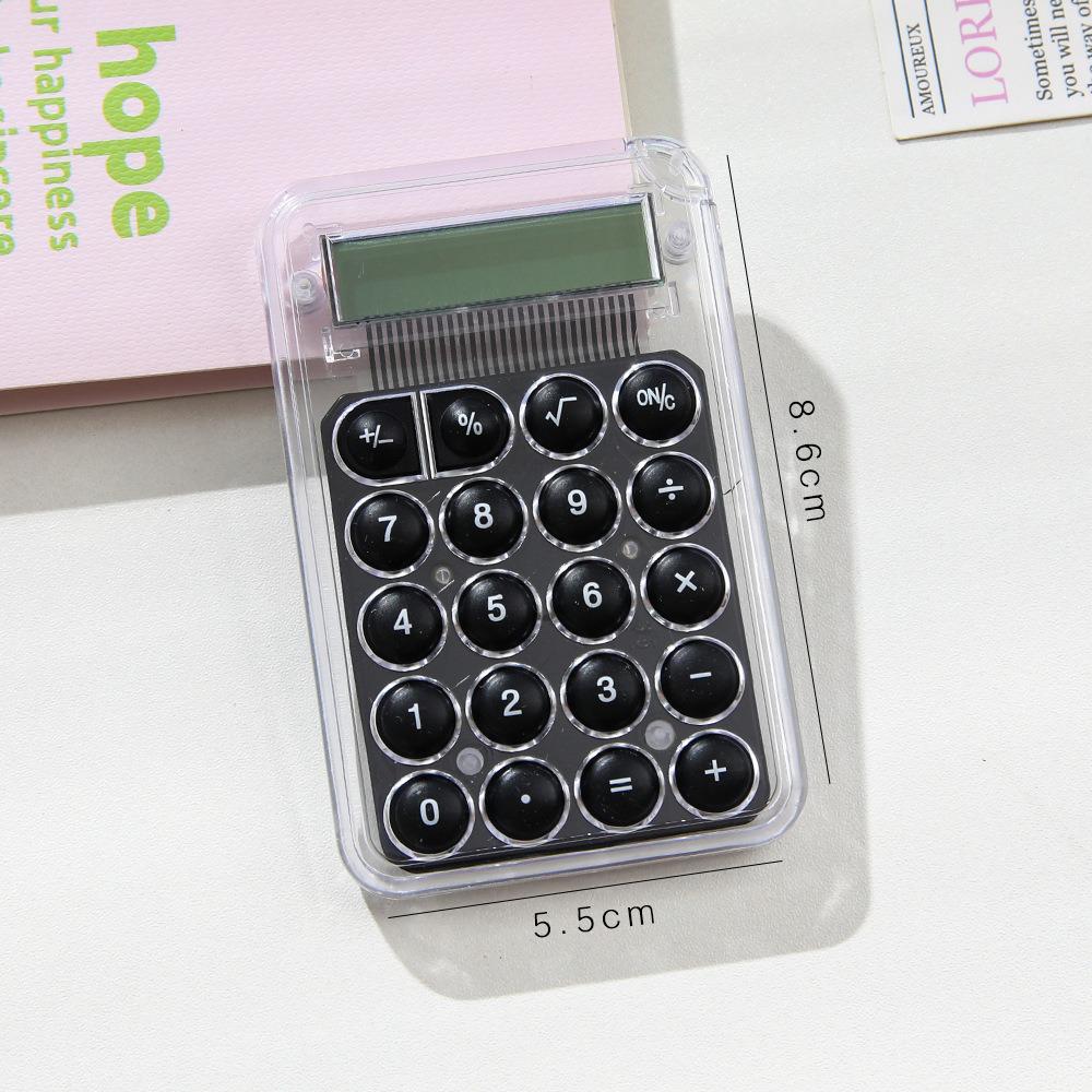 Candy Color Mini Silent Pocket Calculator: Cute, Small, Portable, Perfect for Students